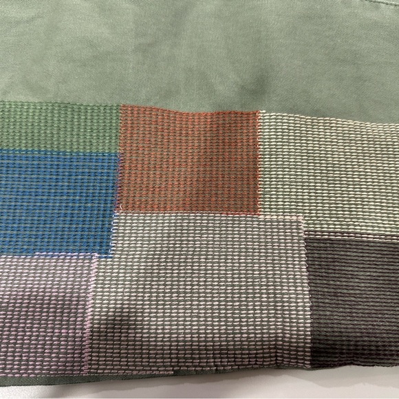 Pistola Green Cargo Pants Sturdy Cotton Blend Tammy High Rise Patchwork Size 27 - Picture 7 of 7